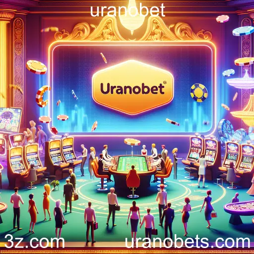 Imagem promocional da uranobet mostrando a plataforma e suas vantagens